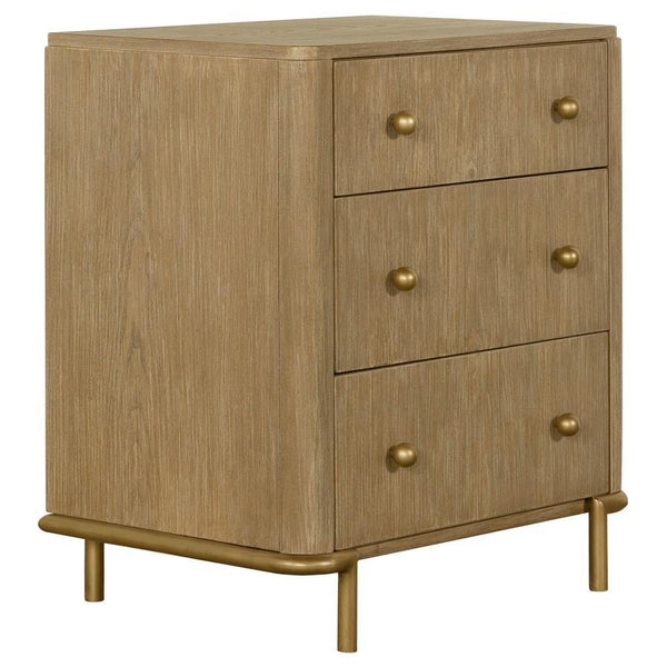 Arini - 4 Piece Queen Bedroom Set - Cream And Sand Wash