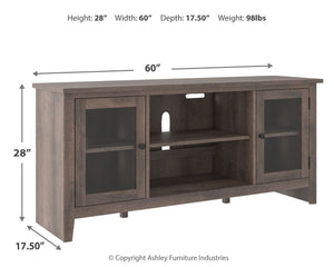 Arlenbry - Gray - LG TV Stand w/Fireplace Option