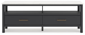 Cadmori - Black / White - Extra Large TV Stand