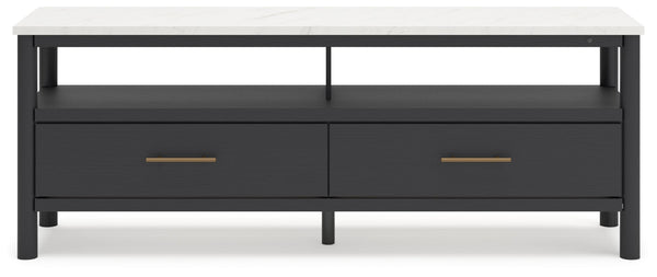 Cadmori - Black / White - Extra Large TV Stand