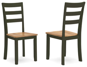 Complement your homeâ€™s simply relaxed sensibility with this dining chair. A charming green hue offers a chic contrast to the natural wood tone, for a casual look that vibes well with a variety of aesthetics. Its hard, contoured seat design prioritizes b