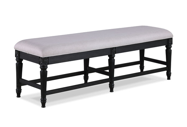Kingsbury - 6 Piece Dining Room Set - Black / Gray