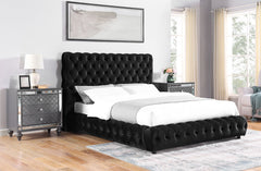 Flory - Queen Bed - Black<h4><b>Flory - Queen Headboard / Footboard - Black</b></h4> <table width="100%"><colgroup><col style="width: 30%"> <col style="width: 70%"> </colgroup> <tbody> <tr> <td>Dimensions</td> <td> 75.50"L x 92.50"D x 51.50"H</td> </tr> <