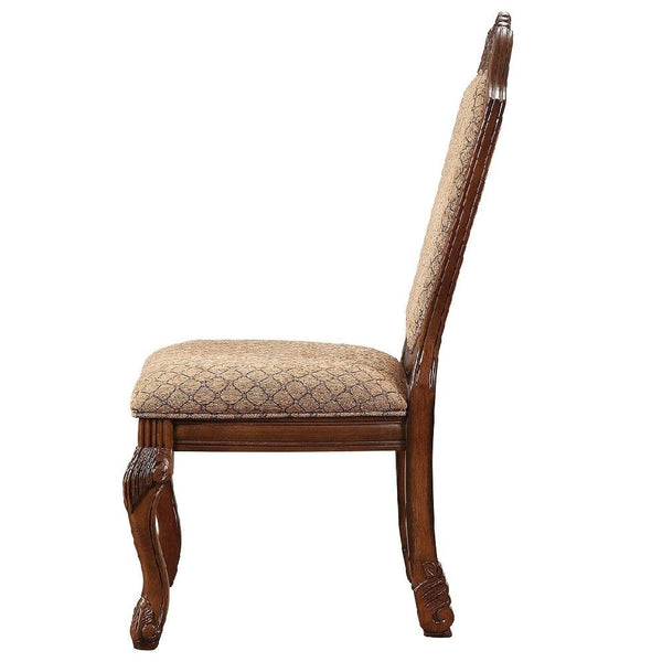 Chateau De Ville - Side Chair (Set of 2) - Fabric & Cherry