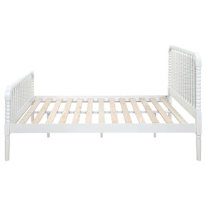 Jones - Wood Full Open Frame Bed - White
