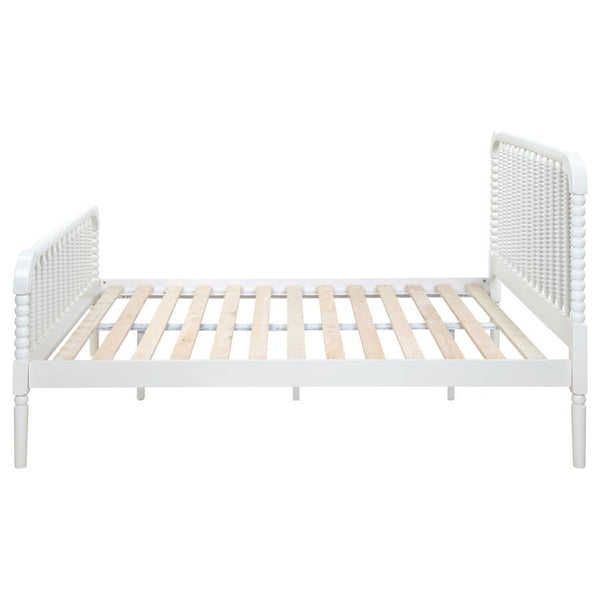 Jones - Wood Full Open Frame Bed - White