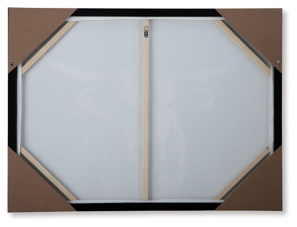 Harlandale - Black / White / Brown - Wall Art