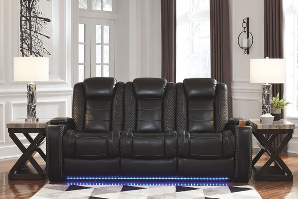  for a richly tailored aesthetic that gives you plenty of reasons to celebrate. Sumptuously padded cushions and dramatic midnight black faux leather uph