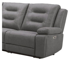 Caldwell - Power Right Arm Facing Recliner - Tahoe Charcoal