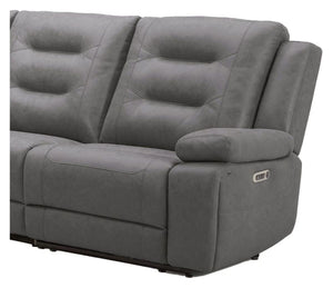 Caldwell - Power Right Arm Facing Recliner - Tahoe Charcoal