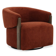 Finley - Swivel Accent Chair - Island Rust