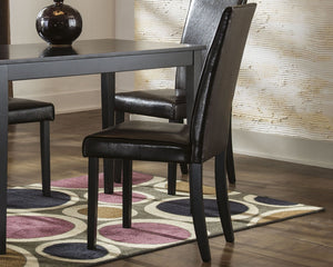 Kimonte - Dark Brown - Dining UPH Side Chair (Set of 2)