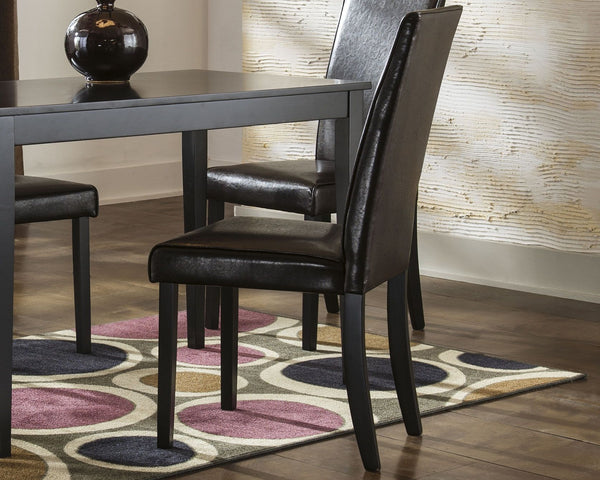 Kimonte - Dark Brown - Dining UPH Side Chair (Set of 2)