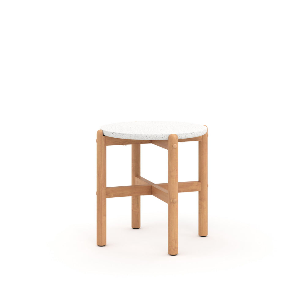 Solstice - End Table Wood Base - Brown