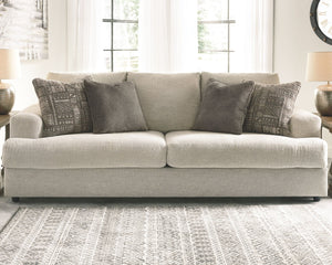  this sofa puts the contemporary in your contemporary home. Its â€œthree over twoâ€ profile eliminates the center seat cushion