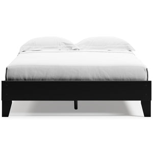 Finch - Black - Queen Platform Bed