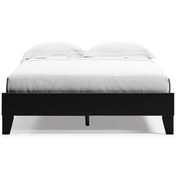 Finch - Black - Queen Platform Bed