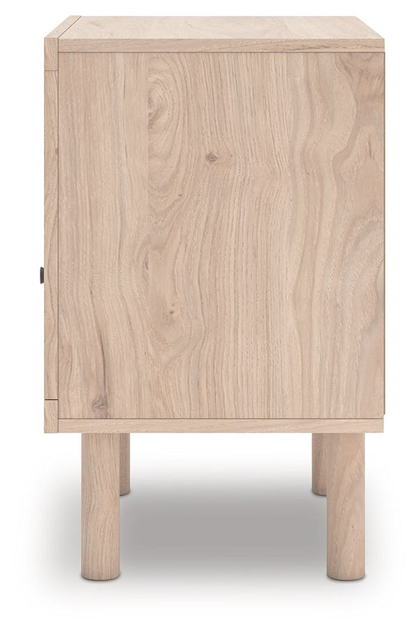 Arloster - Tan - One Drawer Night Stand