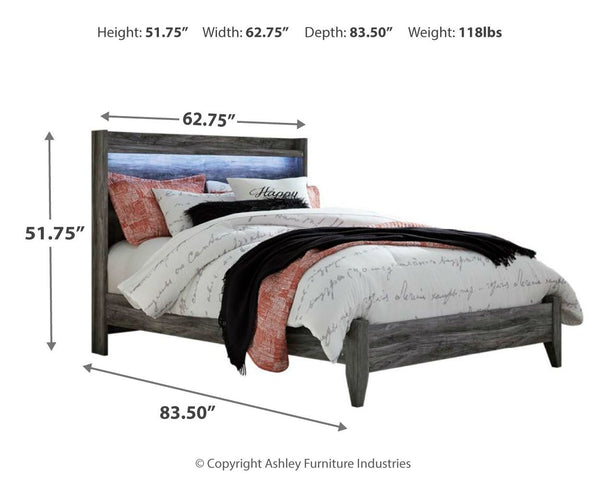 Baystorm - Gray - Queen Panel Bed