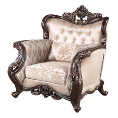 The Royal Classics Constantine Arm Chair in cherry combines heirloom craftsmanship with timeless design, making it a standout addition to any refined living space. Crafted from solid pine and detailed with premium polyurethane carvings, this chair offers 