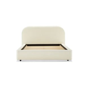  this bed exudes elegance and tranquility. Its minimalist design complements any decor