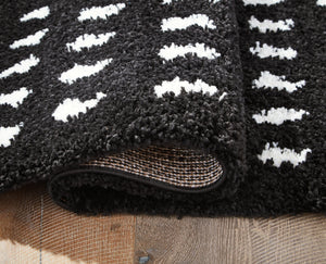 Minston - Black / White - Medium Rug