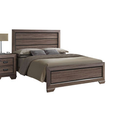 The Lyndon collection allows you to create a rustic master room. The horizontal line design throughout the collection will bring you a relaxing but not monotonous environment with entire weathered gray grain finish in your bedroom. It has plentiful space 