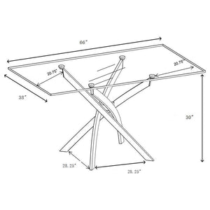  a striking asterisk-shaped base crafted from heavy gauge metal adds ar