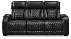 Ready to take your reclining experience to the next level? Then sit up and take notice. With this power reclining sofa, ultimate relaxation is at your fingertips. Experience the pure bliss of an air massage system and heated seats at the touch of a button