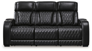Ready to take your reclining experience to the next level? Then sit up and take notice. With this power reclining sofa, ultimate relaxation is at your fingertips. Experience the pure bliss of an air massage system and heated seats at the touch of a button