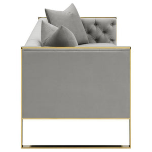 each piece is supported by thin stainless steel braces in a polished