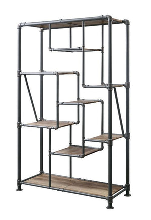 The Brantley bed is perfect for adding an industrial touch to your bedroom. Constructed with beautiful, yet sturdy pipework. The rich antique oak and sandy gray finish add depth to the pieces. This collection is composed of high-quality materials that wil