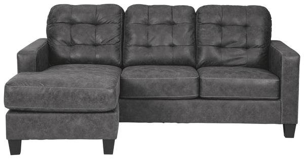  while tufted box cushions are a nod to mid-century design. Rest assured