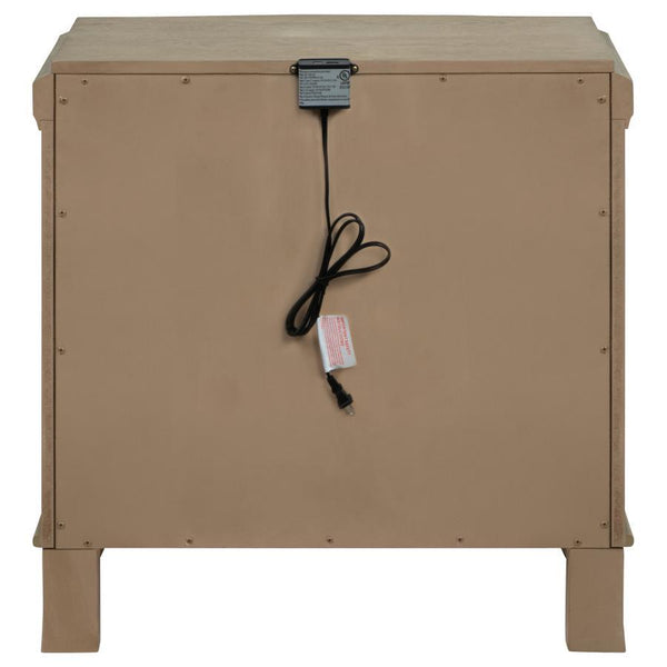 Revello - 2-Drawer Nightstand Bedside Table - Washed Mango