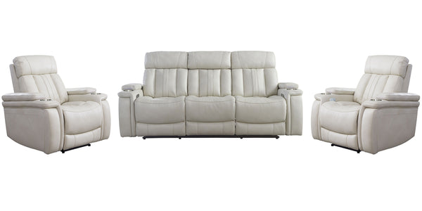Comfort meets innovation in this inspired Power Reclining Collection. The perfect choice for creating a relaxing environment, this stylish collection features smooth motorized reclining motion and adjustable headrest at just the touch of a button.<br/><br