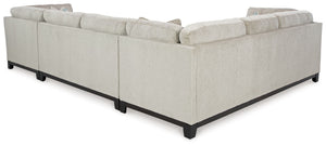 Maxon Place - Stone - 5 Pc. - 3-Piece Sectional With Raf Corner Chaise