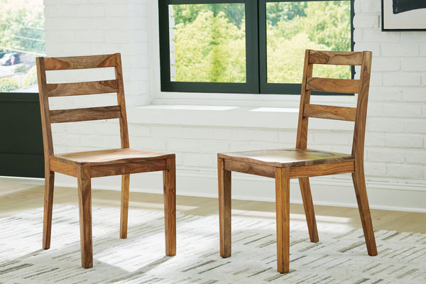  enhanced with a clear wood-tone finish