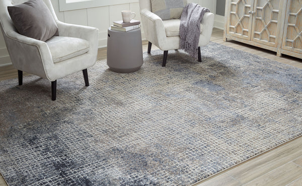  moody hues of this rug. Well-suited to spaces with some edge