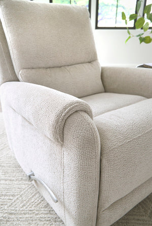 Gentry - Manual Swivel Glider Recliner (Set of 2) - Ecru Mist
