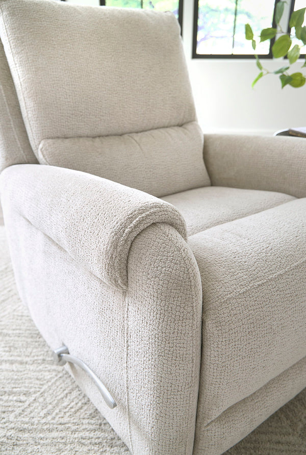 Gentry - Manual Swivel Glider Recliner (Set of 2) - Ecru Mist