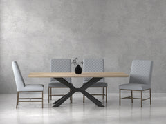 When it comes to statement-making style, the Crossings Monaco table has no equal. Its bold presence combines a globally inspired mix of mango wood and a gunmetal base for and impressive design statement. Offering the ultimate in form and function, this is