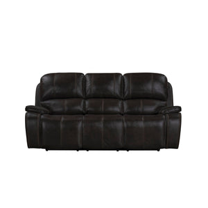  this sofa offers the luxurious appearance of real leather without the hefty price tag. Tailored to perfection 