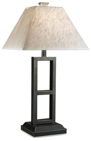 Deidra - Black - Metal Table Lamp (Set of 2)