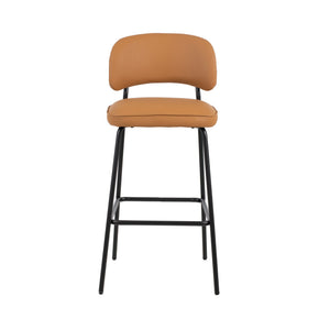  arched back and low profile that brings a contemporary touch to