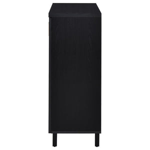 Brixton - 2-Door Entryway Shoe Storage Cabinets - Black