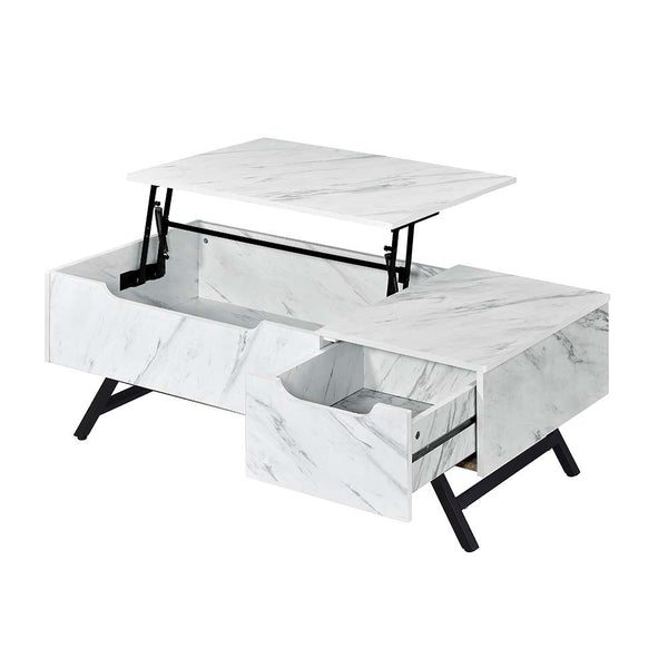 Throm - Coffee Table - White Finish