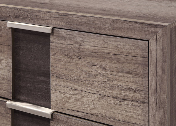 Rangley - Full 5 Piece Bedroom Set - Gray / Brown