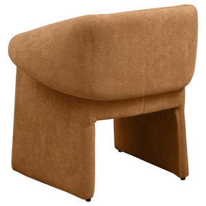 Ramsey - Upholstered Sloped Arm Accent Chair - Honey