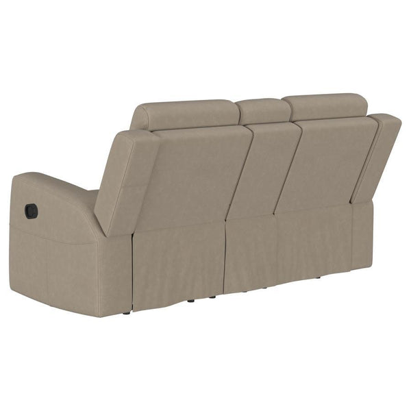 Brentwood - Upholstered Motion Reclining Loveseat - Taupe