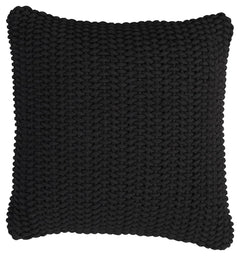 Simply chic, this pillow is neutral enough to slip into any scene. A cozy handwoven design in black completes your casually cool retreat, adding a stylish touch to a reading nook or lounge area.<br/><br/><b>Product Features</b><ul><li>Made of cotton</li><